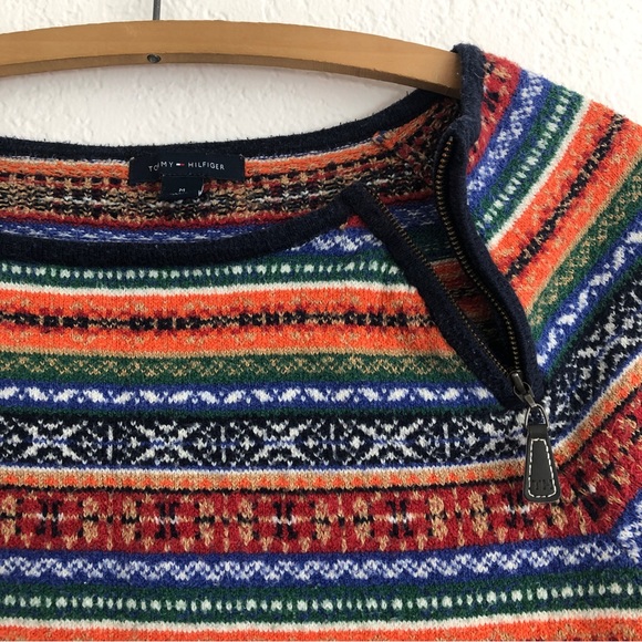 Tommy Hilfiger Multicolor Crewneck Nordic Sweater - Picture 4 of 5